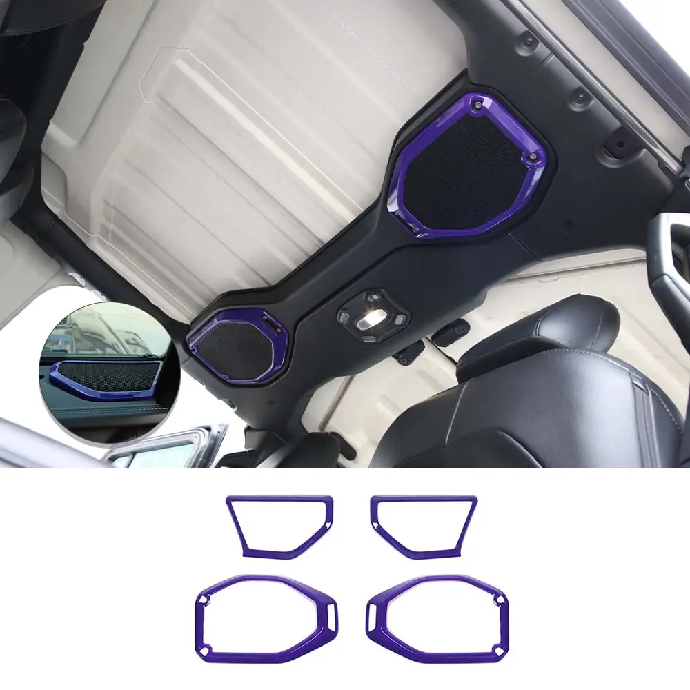 For 2018-2023 Jeep Wrangler JL JLU & Gladiator JT Roof & A-Pillar Speaker Cover Trim - Image 12