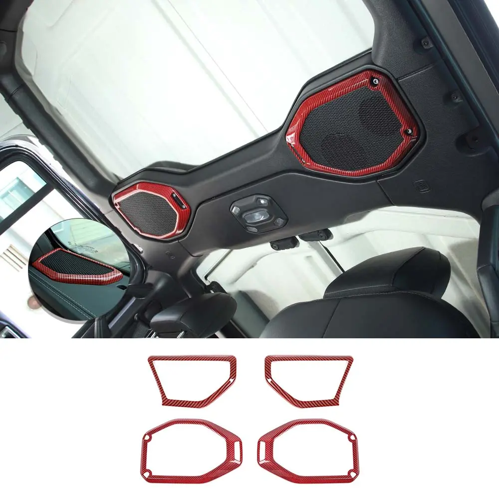 For 2018-2023 Jeep Wrangler JL JLU & Gladiator JT Roof & A-Pillar Speaker Cover Trim - Image 13