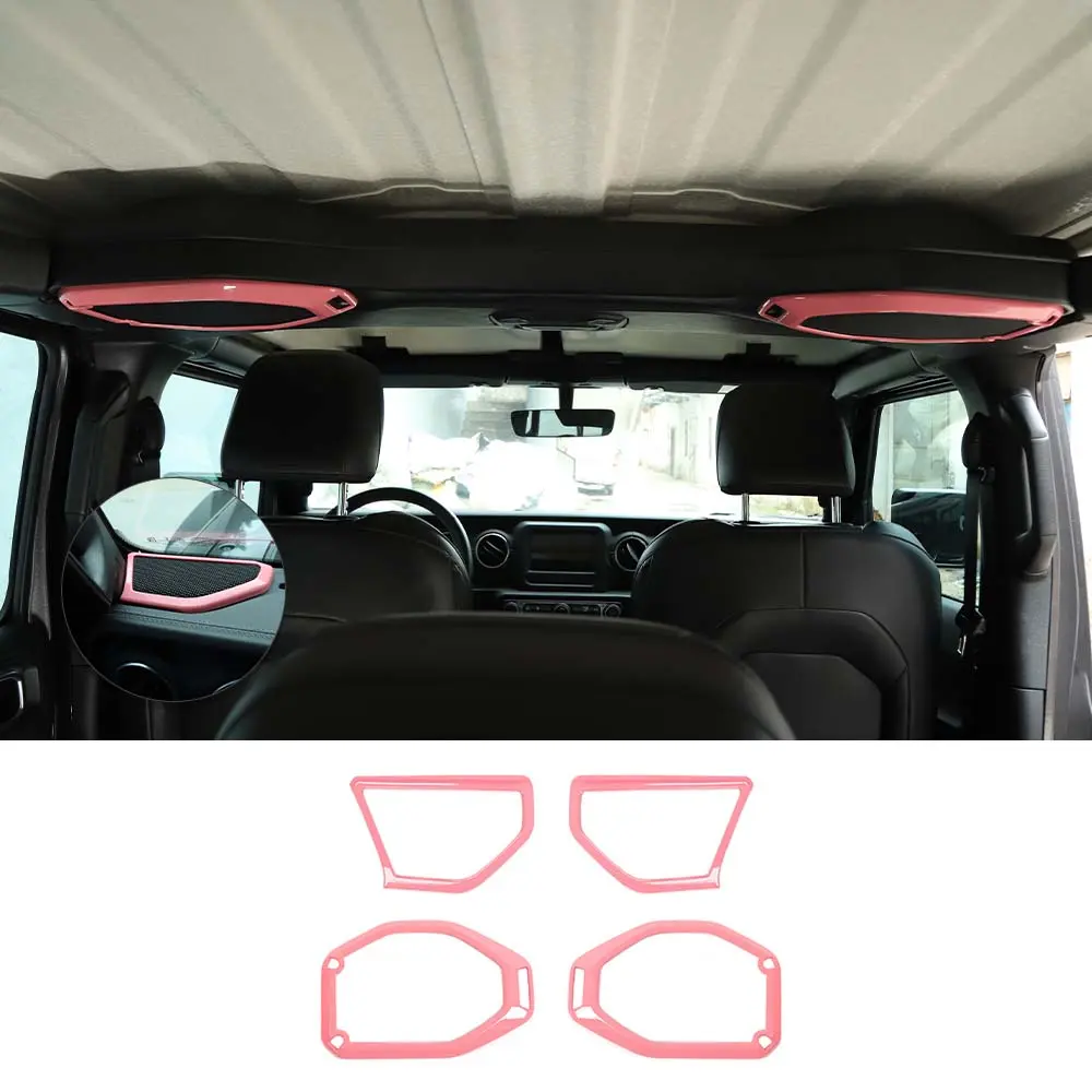 For 2018-2023 Jeep Wrangler JL JLU & Gladiator JT Roof & A-Pillar Speaker Cover Trim - Image 14