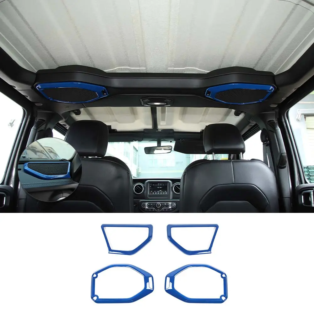 For 2018-2023 Jeep Wrangler JL JLU & Gladiator JT Roof & A-Pillar Speaker Cover Trim - Image 15