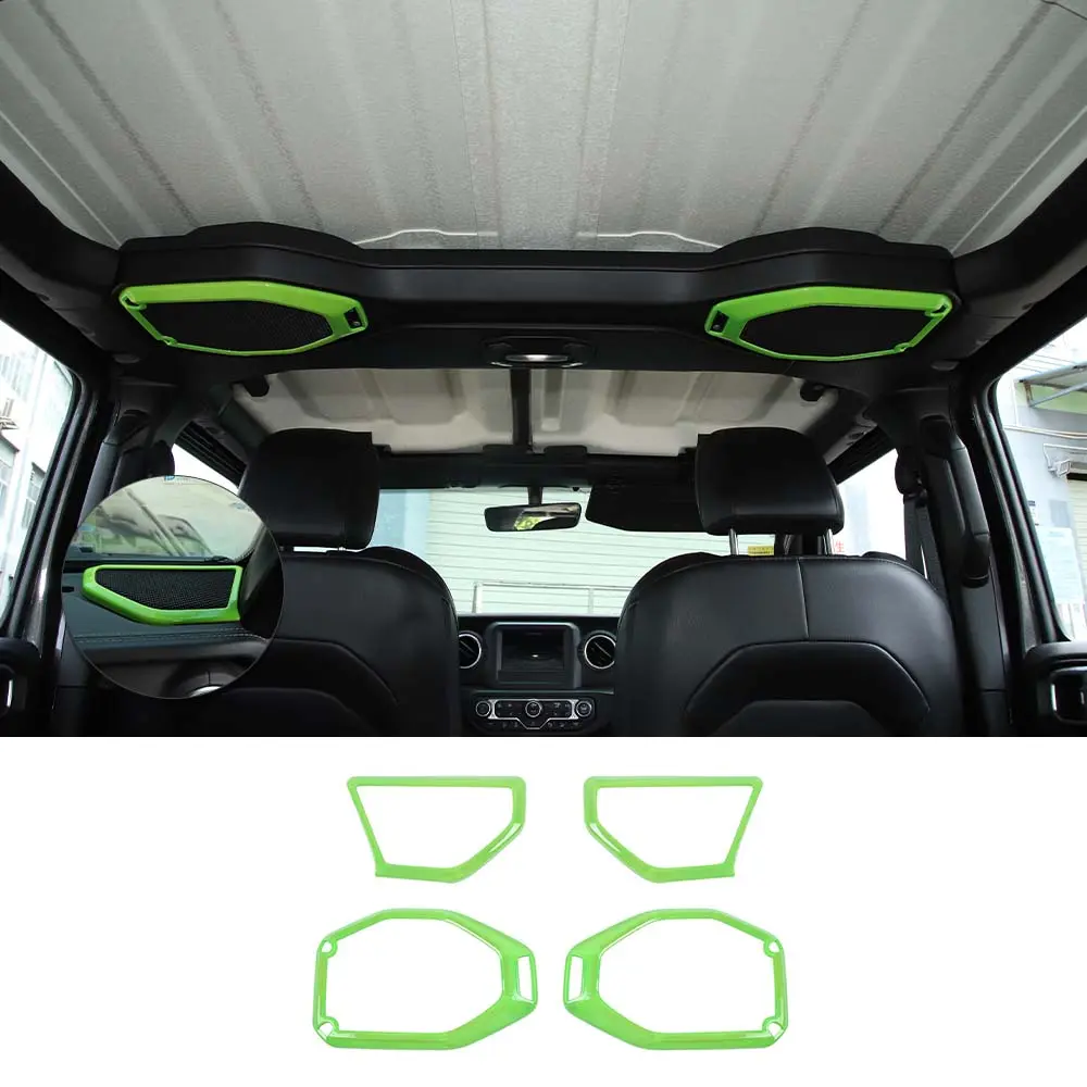 For 2018-2023 Jeep Wrangler JL JLU & Gladiator JT Roof & A-Pillar Speaker Cover Trim - Image 17
