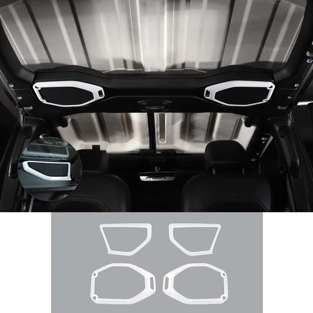 For 2018-2023 Jeep Wrangler JL JLU & Gladiator JT Roof & A-Pillar Speaker Cover Trim - Image 20