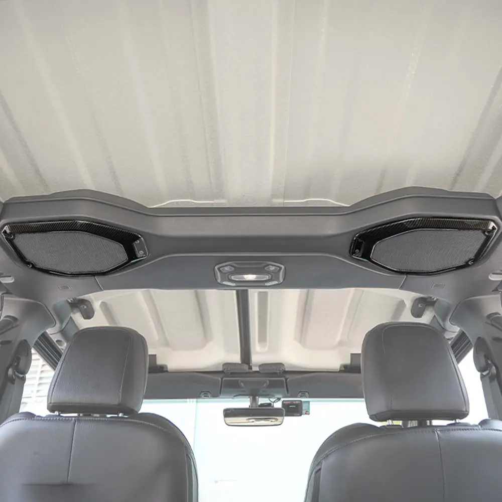 For 2018-2023 Jeep Wrangler JL JLU & Gladiator JT Roof & A-Pillar Speaker Cover Trim - Image 4