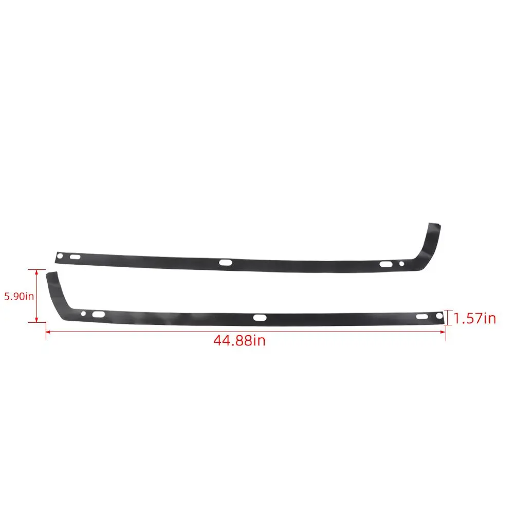 For 2007-2018 Jeep Wrangler JK 2Door Rubber Black Car Roof Mounting Hole Pad Cover - Image 8