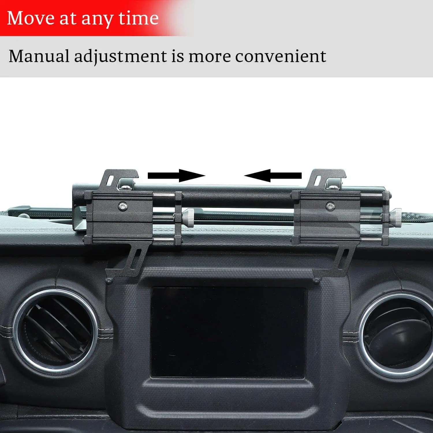 For 2018-2023 Jeep Wrangler JL JLU & Gladiator JT Dashboard Bar Phone Holder, Rugged Heavy Duty Cell Mount - Image 6
