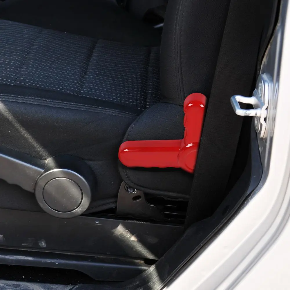 For 2007-2018 Jeep Wrangler JK Seat Backrest Adjustment Handle Trim - Image 3