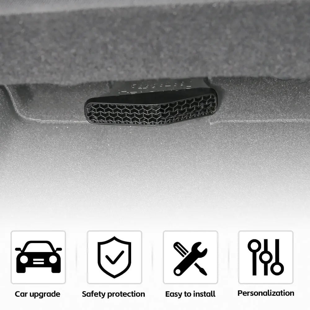 For Jeep 2015+ Renegade/ 2017+ Compass Seat Under Air AC Outlet Vent Cover Trim Protection - Image 5