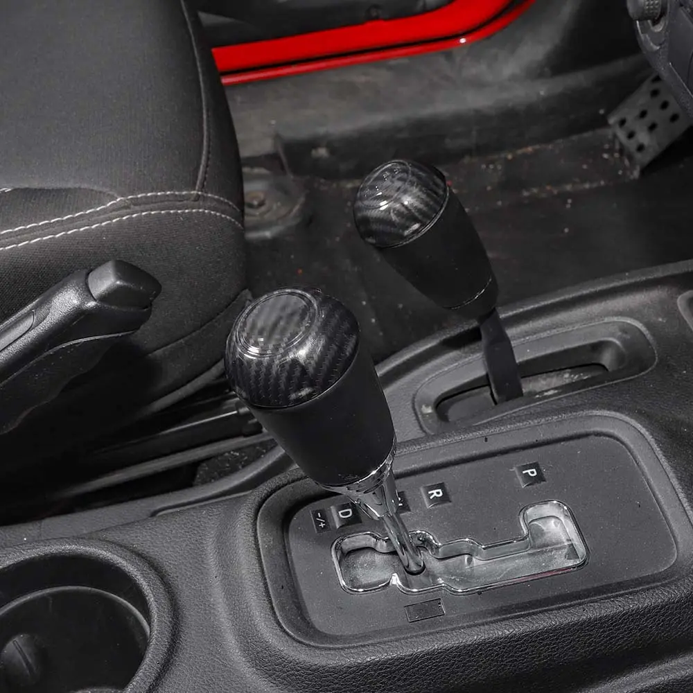 For 2011-2018 Jeep Wrangler JK JKU Shift Gear Knob Trim Cover - Image 4