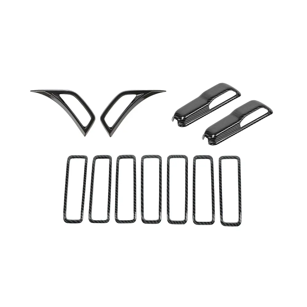 For 2018+ Jeep Wrangler JL JT Side Fender Engine Hood Hinge Air Inlet Trim - Image 8