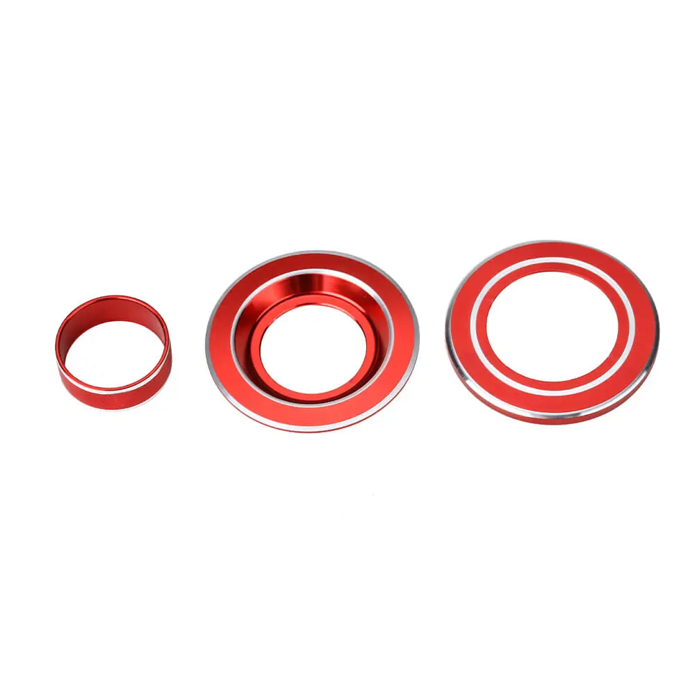 For 2011-2018 Jeep Wrangler JK Side Mirror Adjust Cigarette Lighter Button Knob Trim Ring - Image 8
