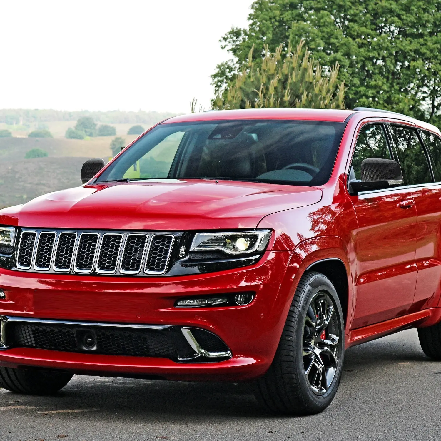 For 2011-2021 Jeep Grand Cherokee WK2 Rearview Mirrors Trim Mirrors Cover - Image 5