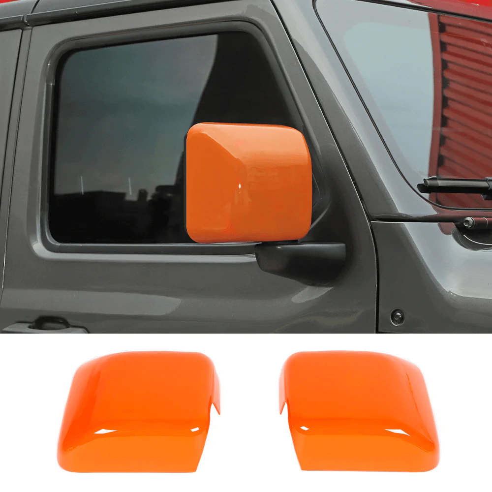 For 2018+ Jeep Wrangler JL & Gladiator JT Side Rear View Mirror Cover Trim - Image 10
