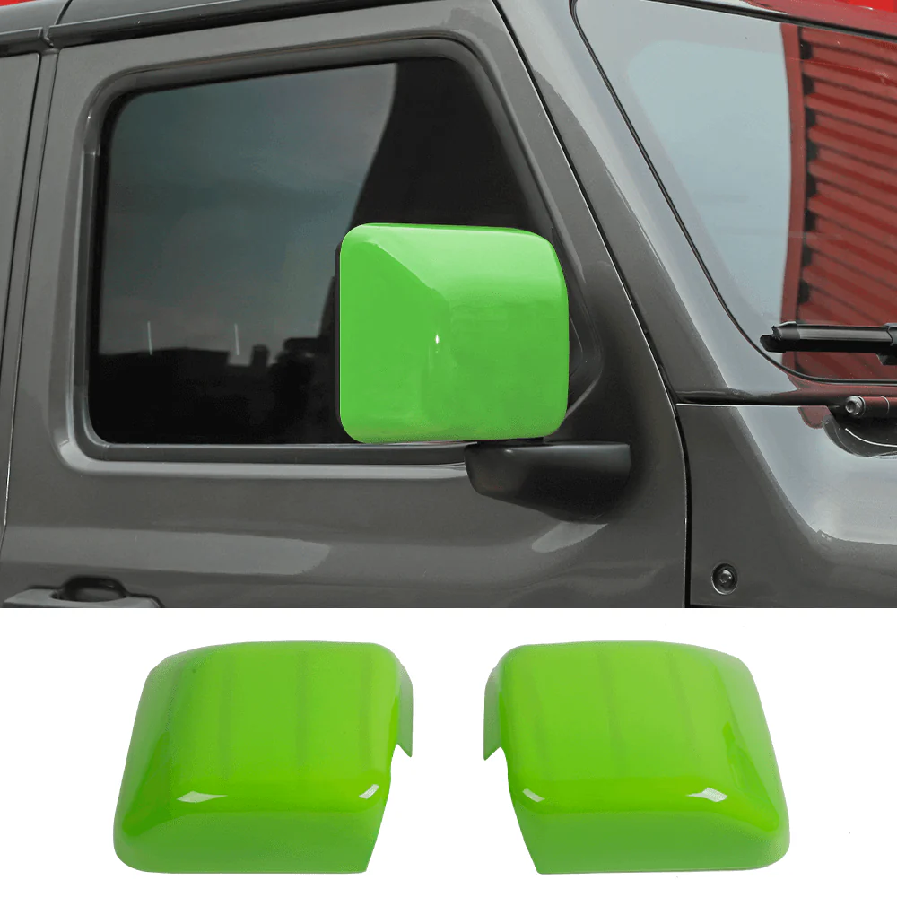 For 2018+ Jeep Wrangler JL & Gladiator JT Side Rear View Mirror Cover Trim - Image 11