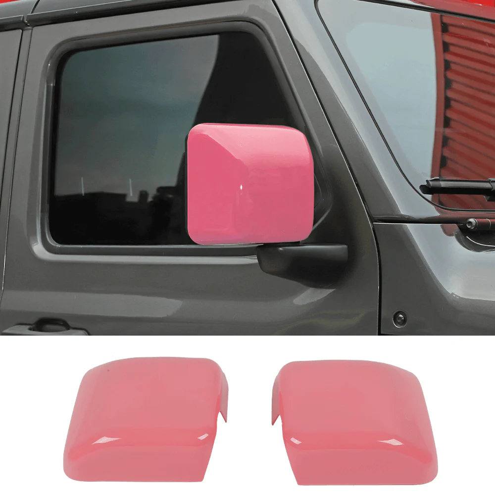 For 2018+ Jeep Wrangler JL & Gladiator JT Side Rear View Mirror Cover Trim - Image 14