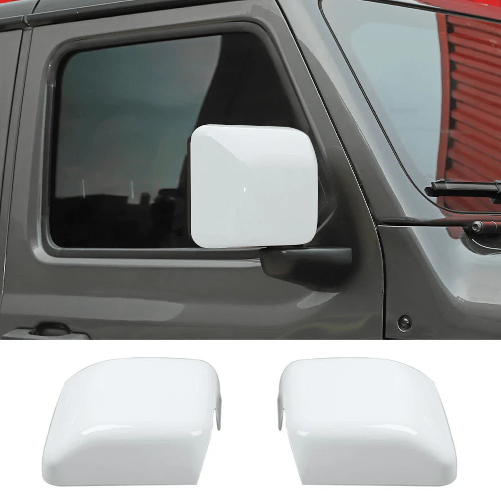 For 2018+ Jeep Wrangler JL & Gladiator JT Side Rear View Mirror Cover Trim - Image 18