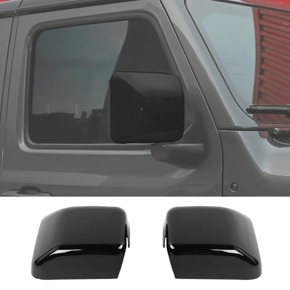 For 2018+ Jeep Wrangler JL & Gladiator JT Side Rear View Mirror Cover Trim - Image 19