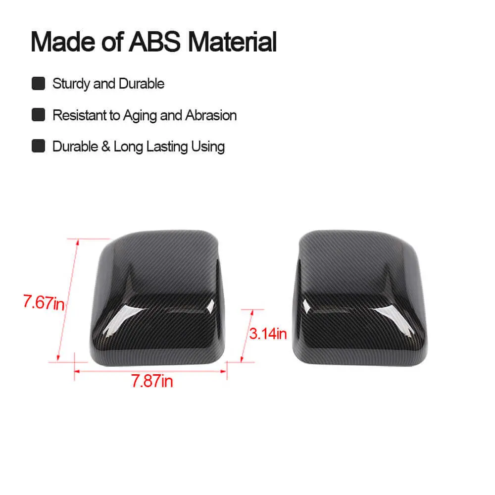 For 2018+ Jeep Wrangler JL & Gladiator JT Side Rear View Mirror Cover Trim - Image 7