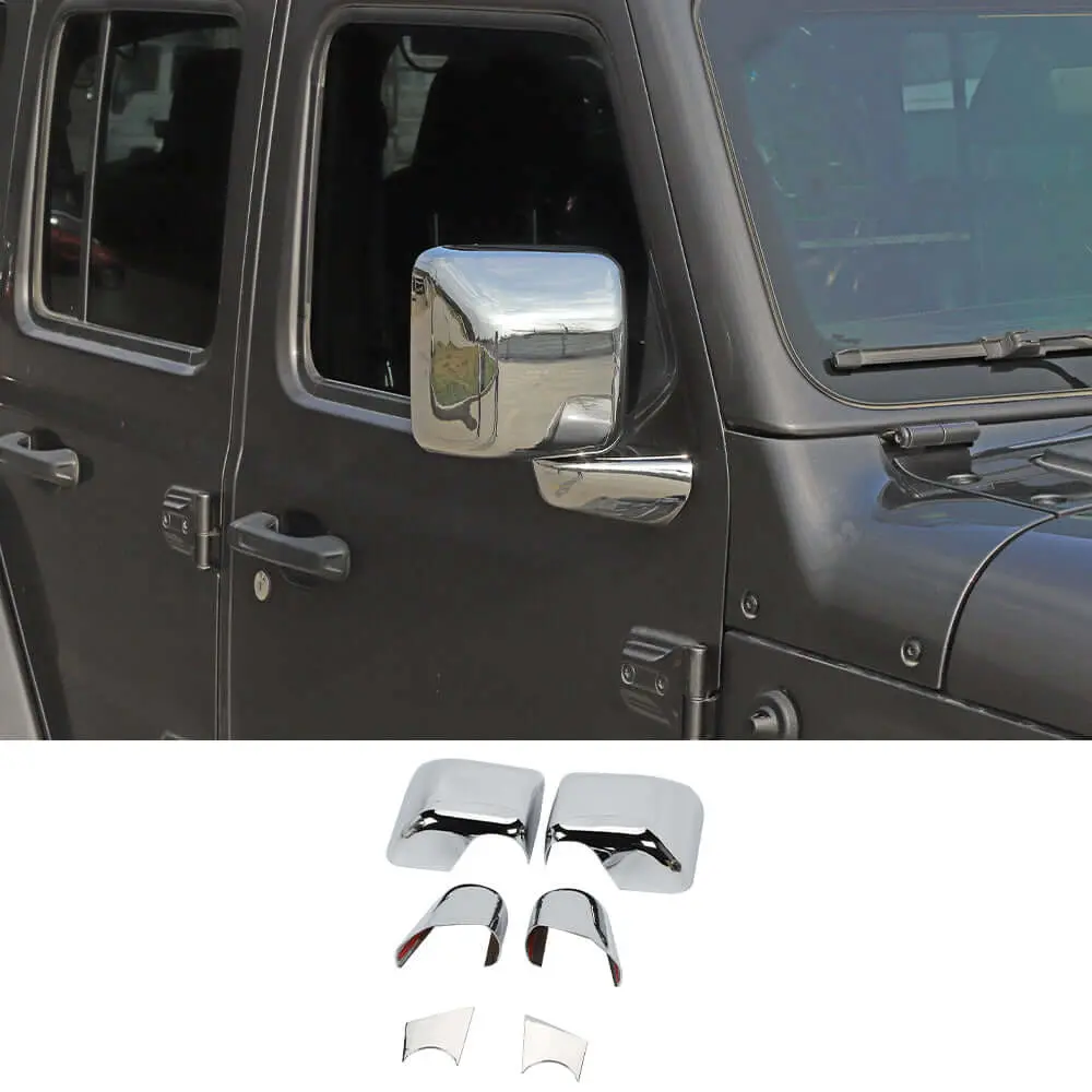 For 2018+ Jeep Wrangler JL JLU & Gladiator JT Side Rearview Mirror & Base Trim Cover - Image 16