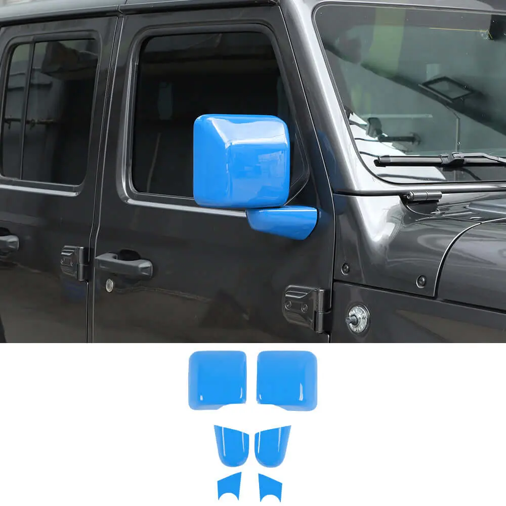 For 2018+ Jeep Wrangler JL JLU & Gladiator JT Side Rearview Mirror & Base Trim Cover - Image 17