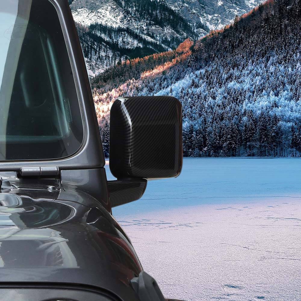 For 2018+ Jeep Wrangler JL JLU & Gladiator JT Side Rearview Mirror & Base Trim Cover - Image 4