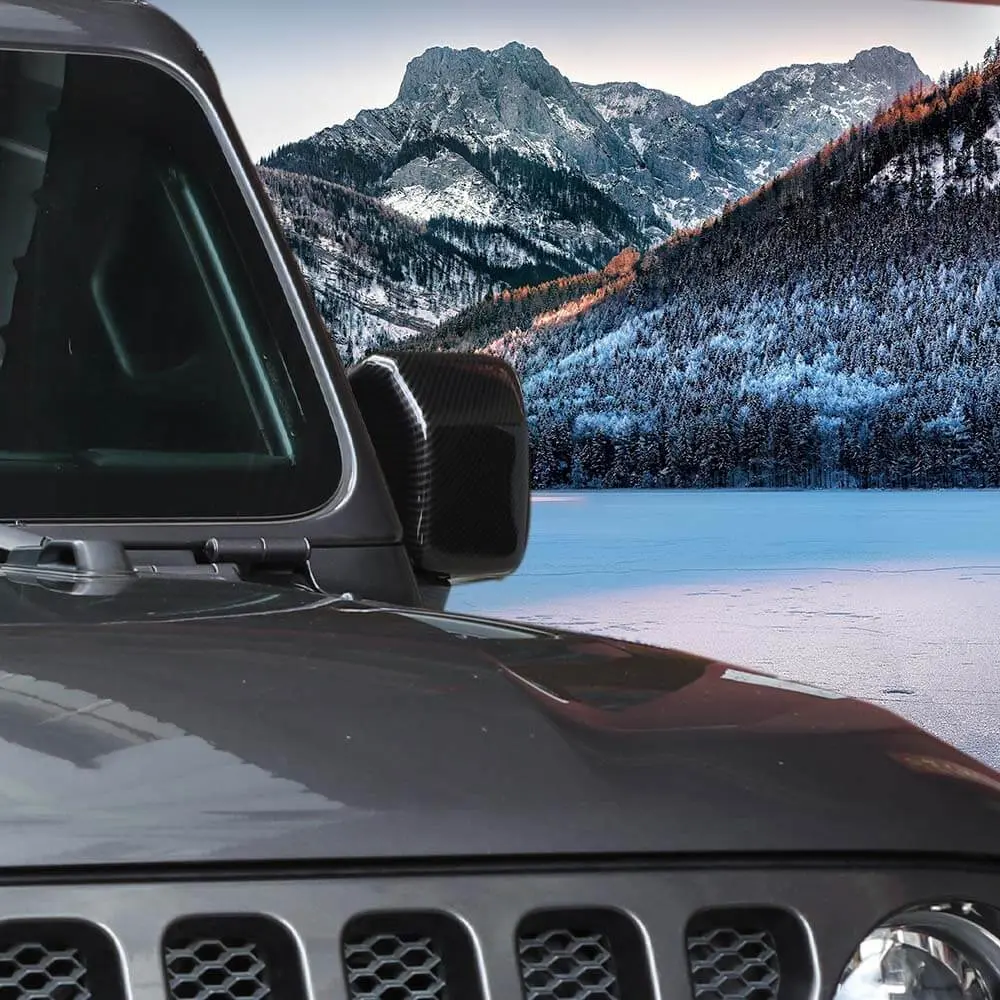 For 2018+ Jeep Wrangler JL JLU & Gladiator JT Side Rearview Mirror & Base Trim Cover - Image 5