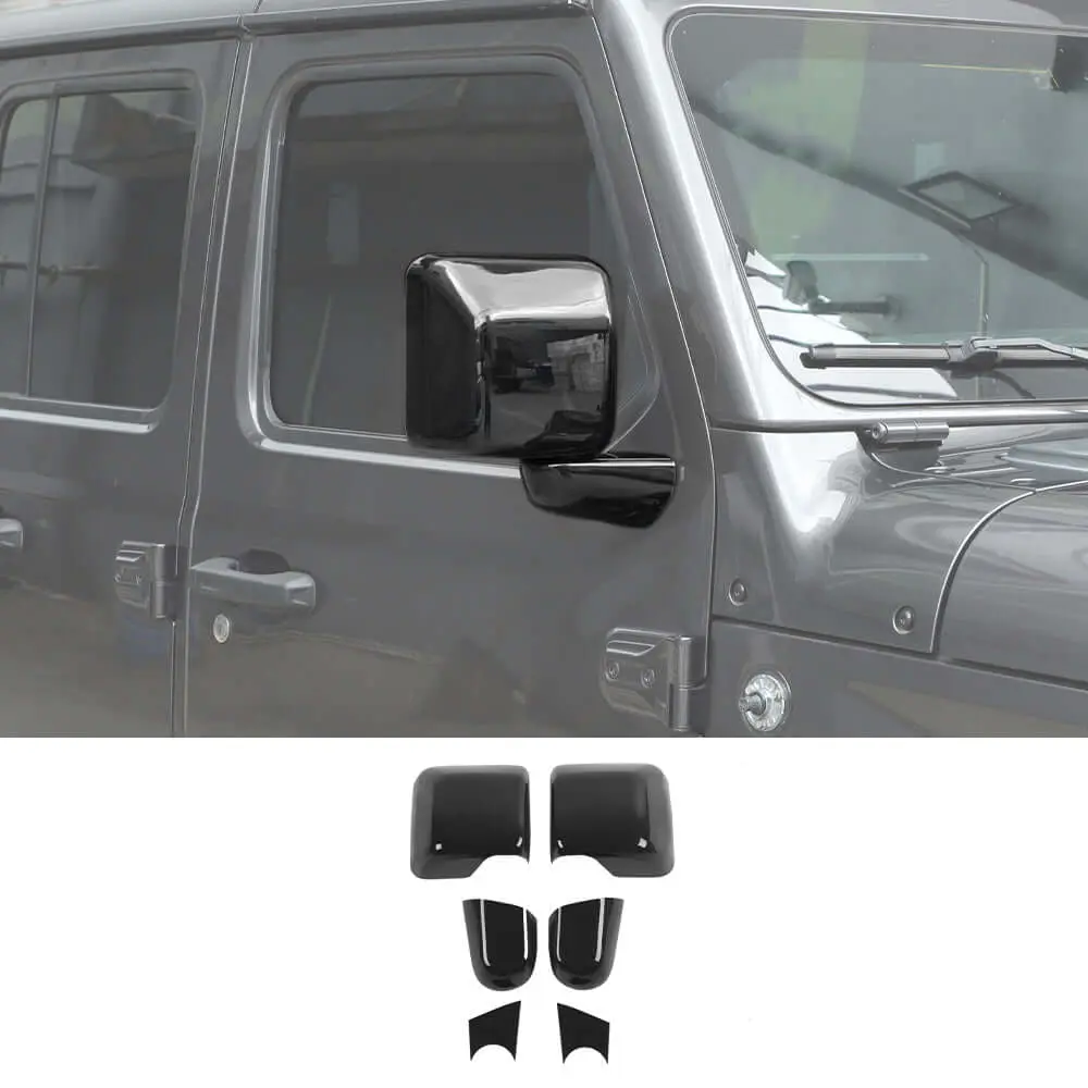 For 2018+ Jeep Wrangler JL JLU & Gladiator JT Side Rearview Mirror & Base Trim Cover - Image 7
