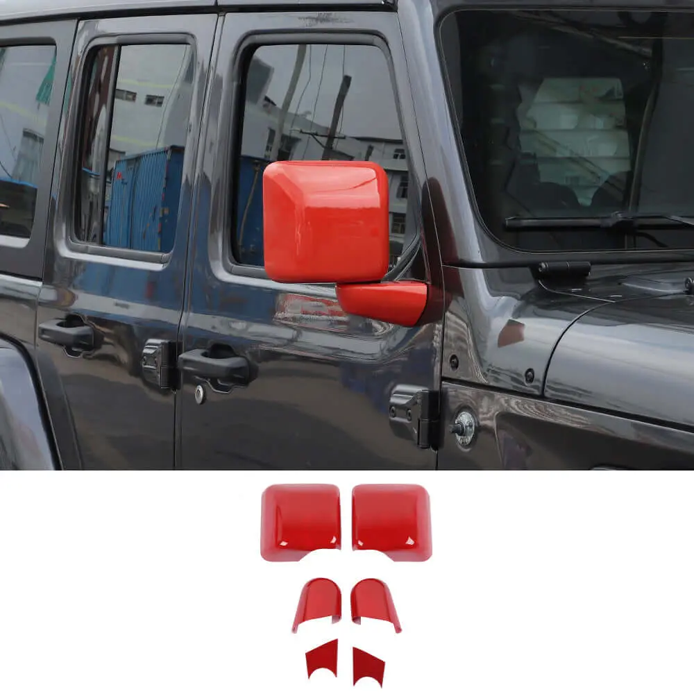 For 2018+ Jeep Wrangler JL JLU & Gladiator JT Side Rearview Mirror & Base Trim Cover - Image 9