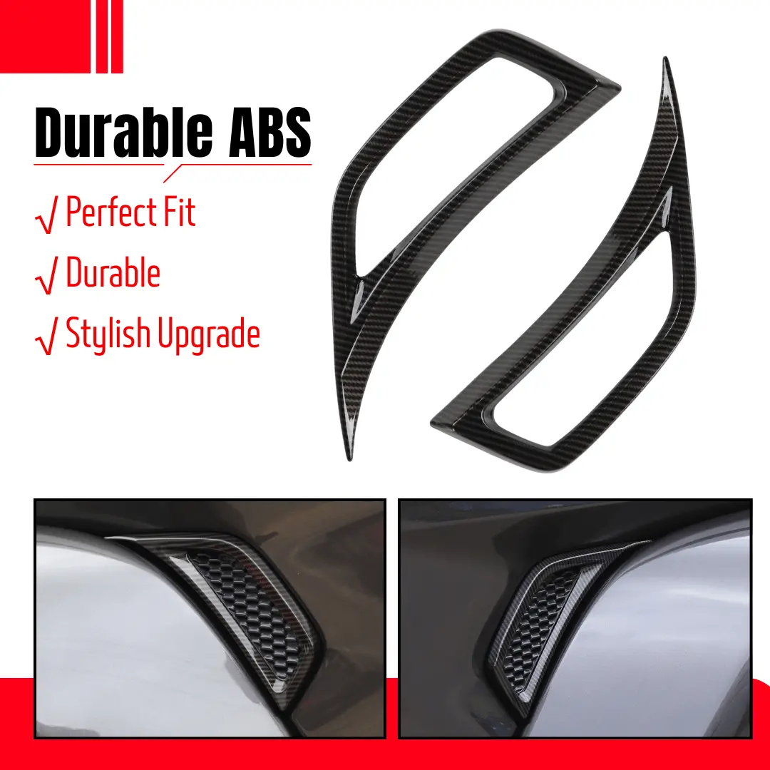 For 2018+ Jeep Wrangler JL & Gladiator JT Side Wheel Eyebrow Air Vent Outlet Cover Trim - Image 4