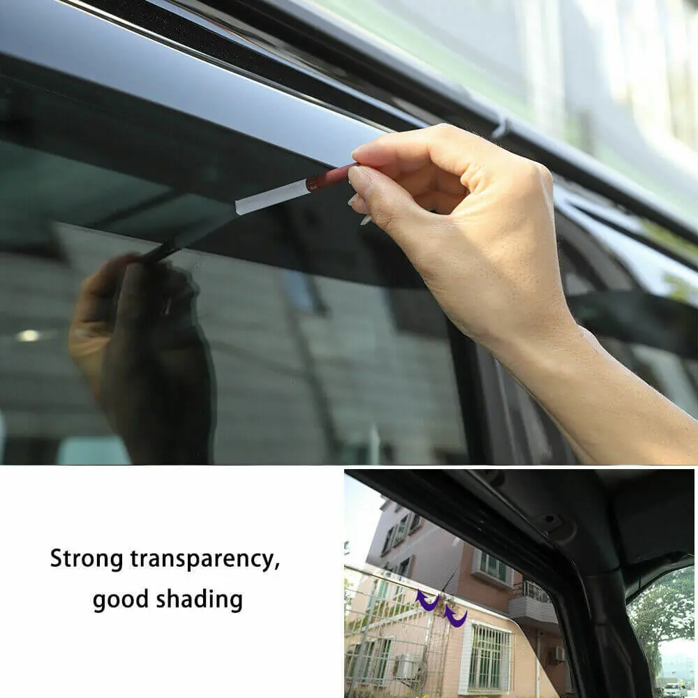 For 2018+ Jeep Wrangler JL Gladiator JT Side Window Visors Rain Shield Guards - Image 6