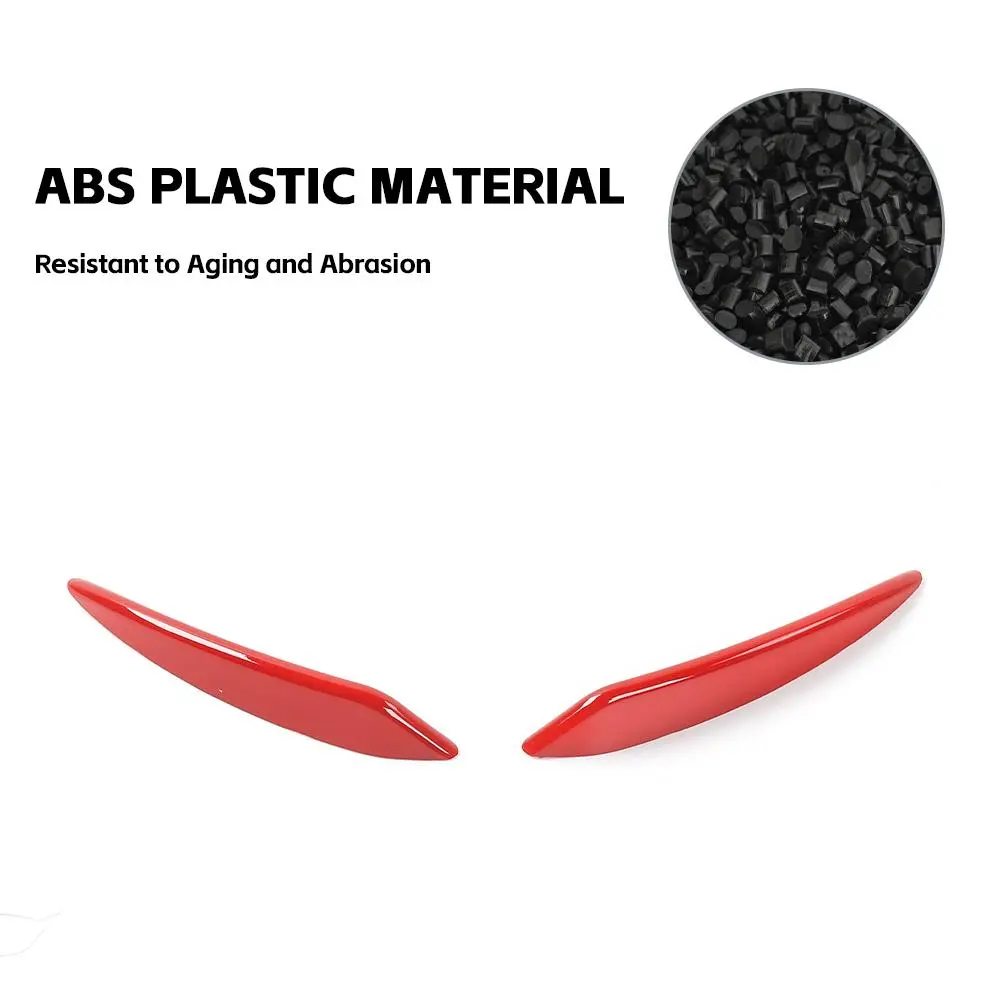 Universal Car Canards – Shark Fin Aero Fins for Front Bumper & Spoiler Trim - Image 5