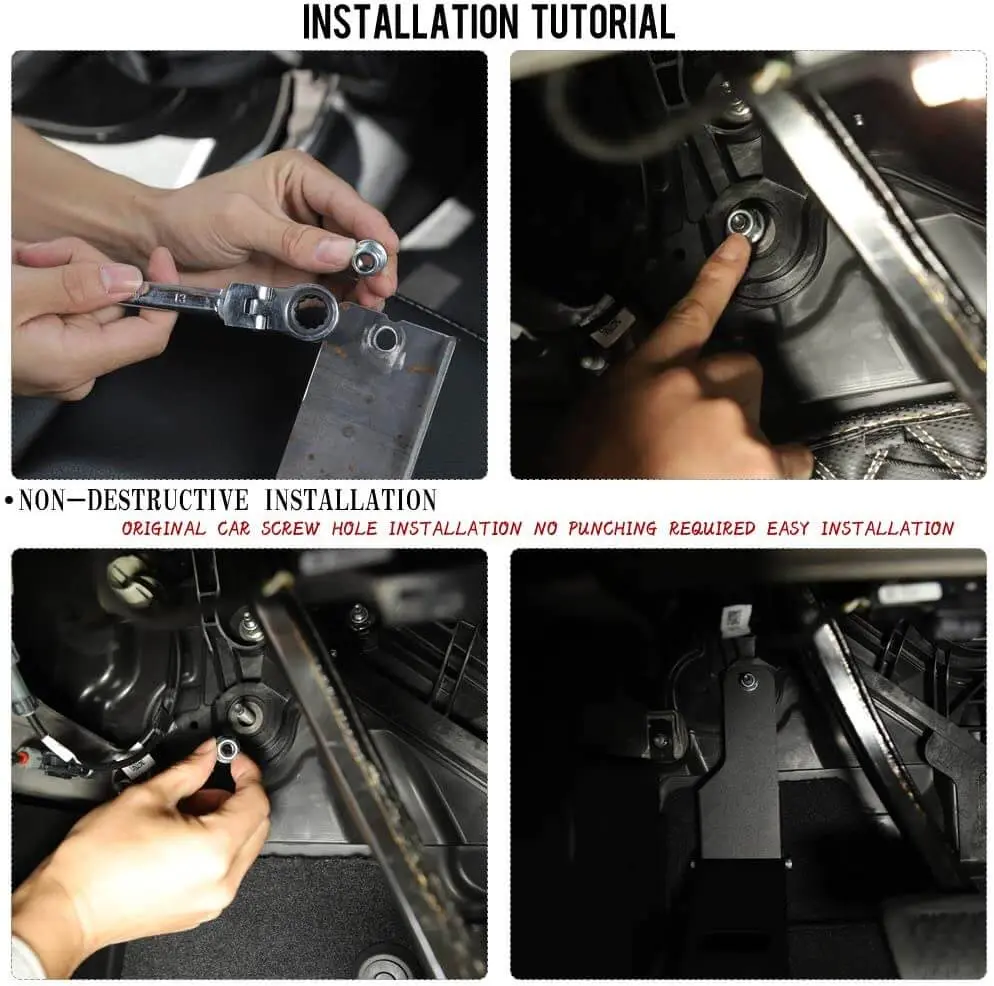 For 2018+ Jeep Wrangler JL JLU/ Gladiator JT Left Side Foot Rest Dead Pedal - Image 4