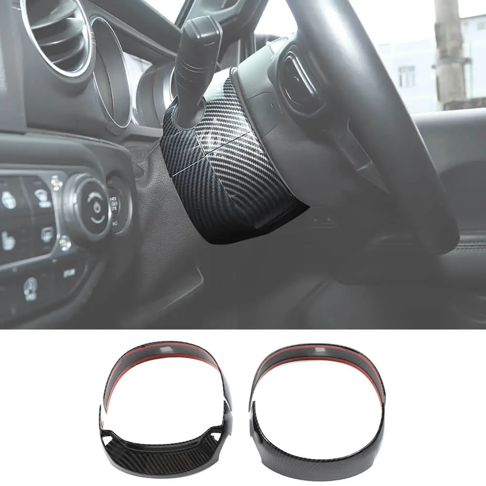 For 2018+ Jeep Wrangler JL & Gladiator JT Steering Wheel Base Lower Trim Decor