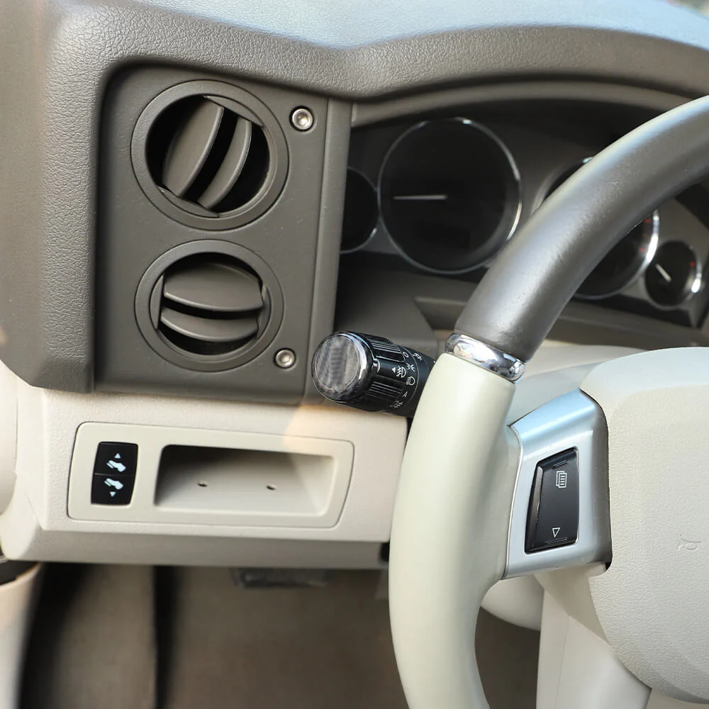 For 2007-2010 Jeep Grand Cherokee Steering Wheel Headlight/Wiper Switch Trim Cap - Image 3