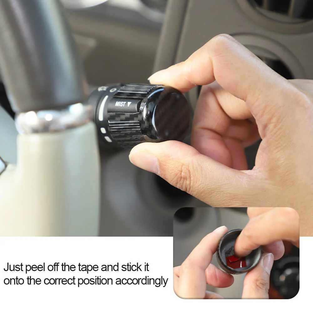 For 2007-2010 Jeep Grand Cherokee Steering Wheel Headlight/Wiper Switch Trim Cap - Image 4