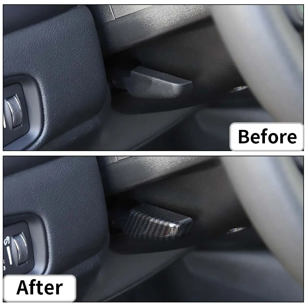 For Jeep 2015+ Renegade/ 2017-2025 Compass Steering Wheel Height Adjust Trim Cover Bezel - Image 2