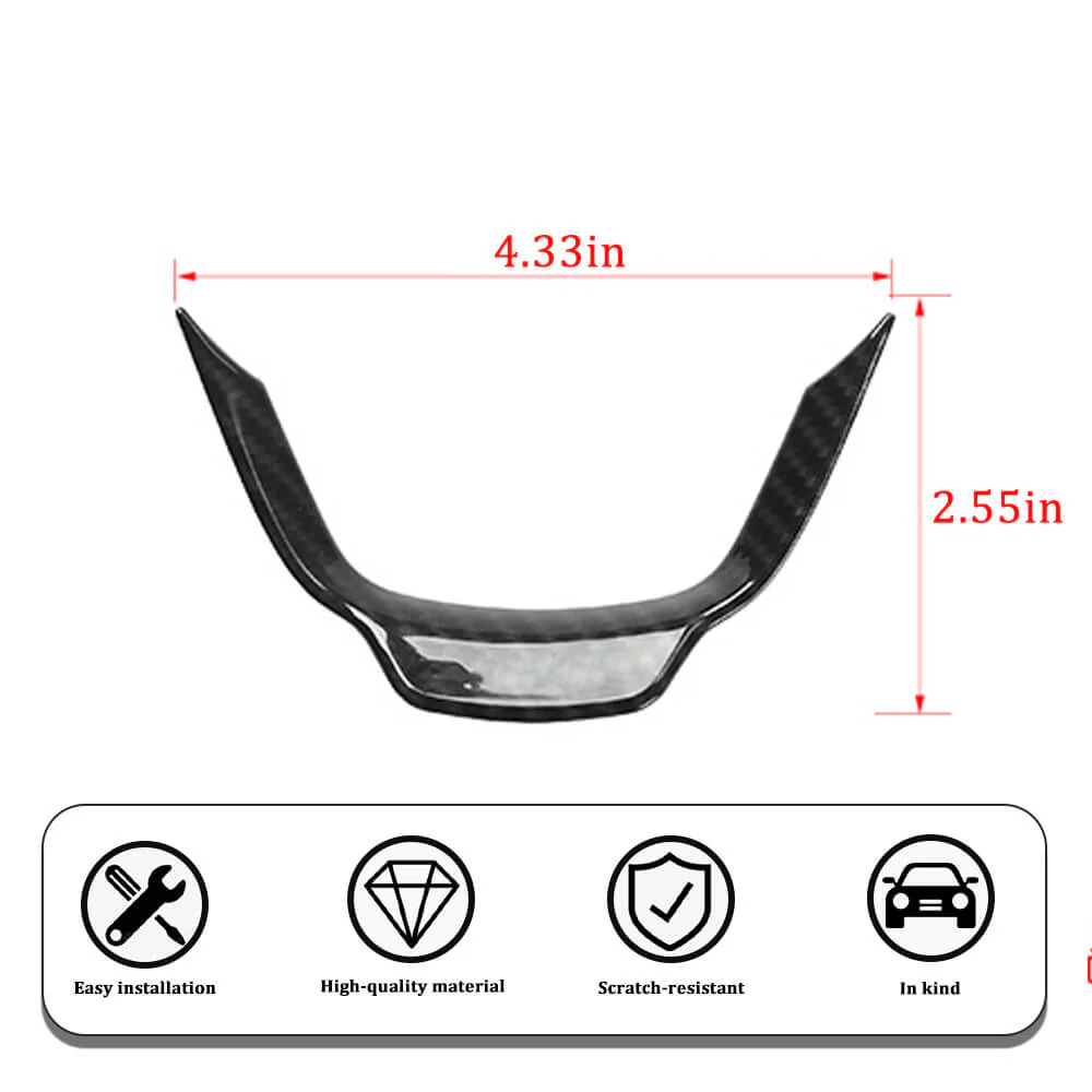For 2014-2021 Jeep Grand Cherokee WK2/ 2014+ Cherokee Steering Wheel U-shaped Cover Trim - Image 8
