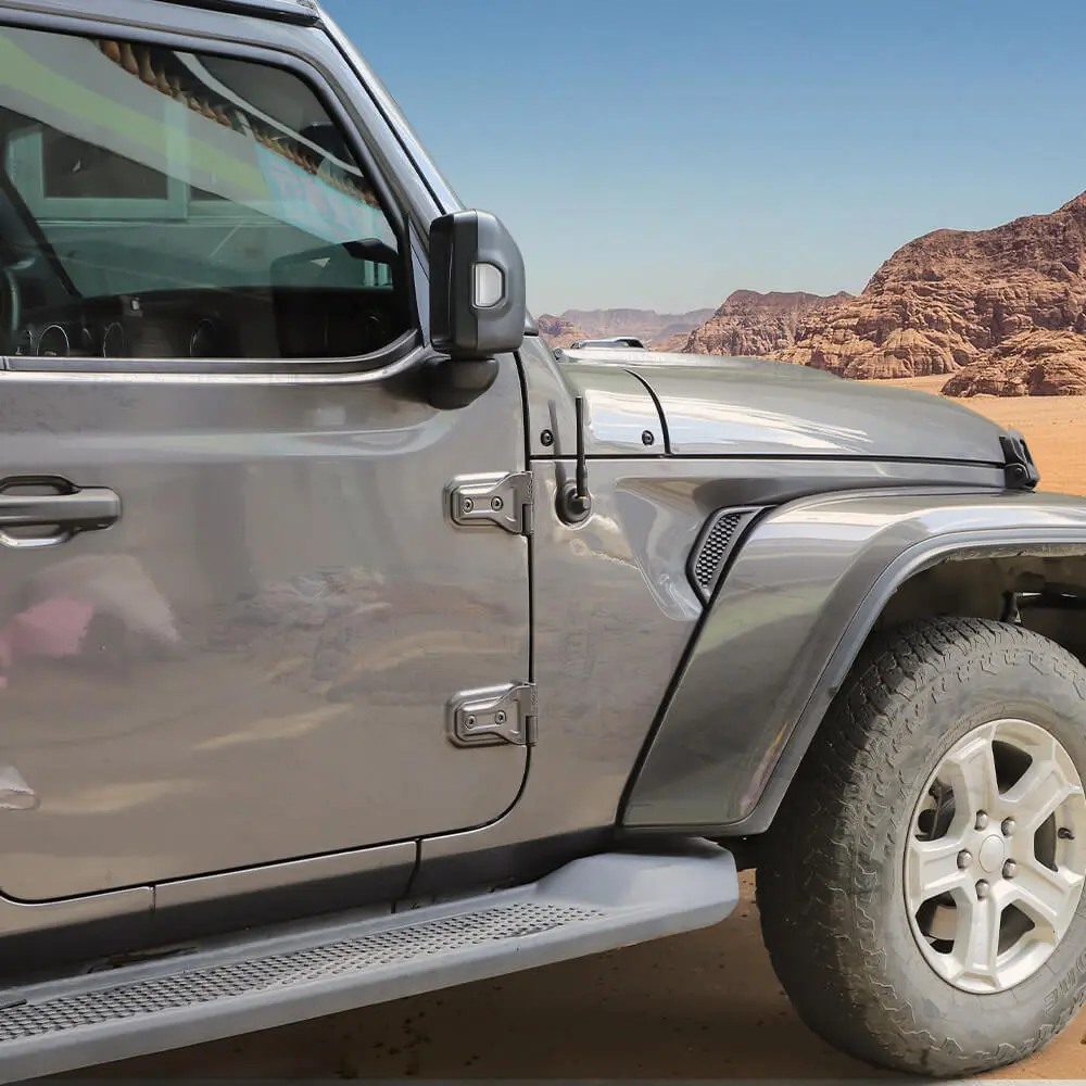 For 2007-2023 Jeep Wrangler JK JL/Gladiator JT Stubby Reflex Radio Antenna AM/FM - Image 3
