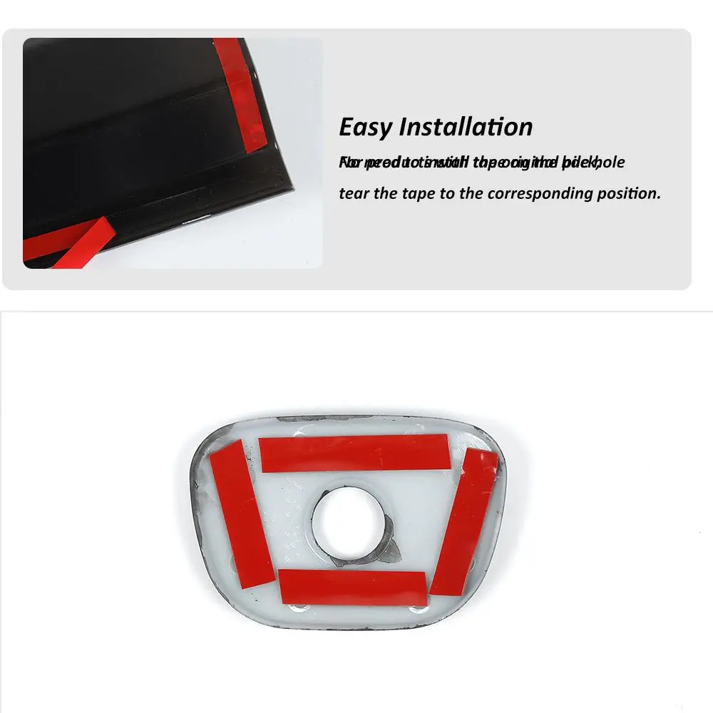 For 2014-2018 Jeep Cherokee Tail Gate Rear Door Camera Hole Cover Trim - Image 6