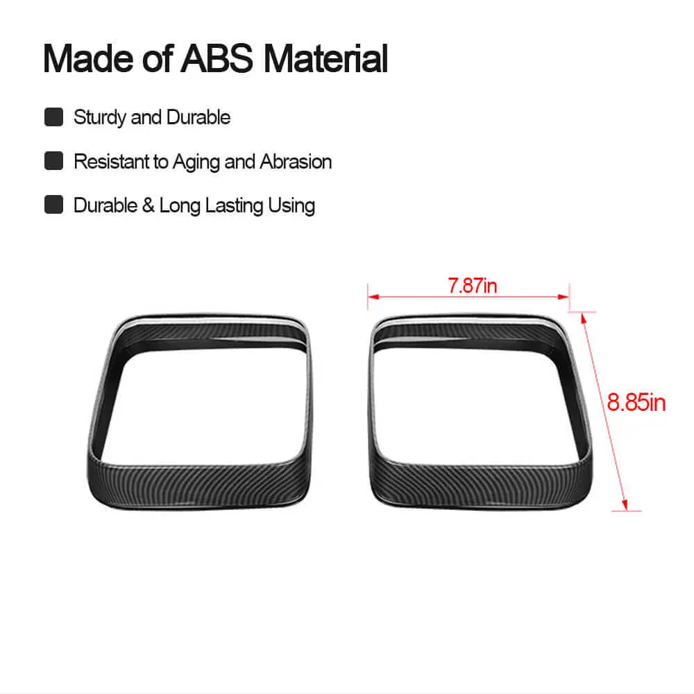 For 2018+ Jeep Wrangler JL JLU Tail Lamp Bezel Guard Cover Protector Trim (Applicable halogen lamps) - Image 7