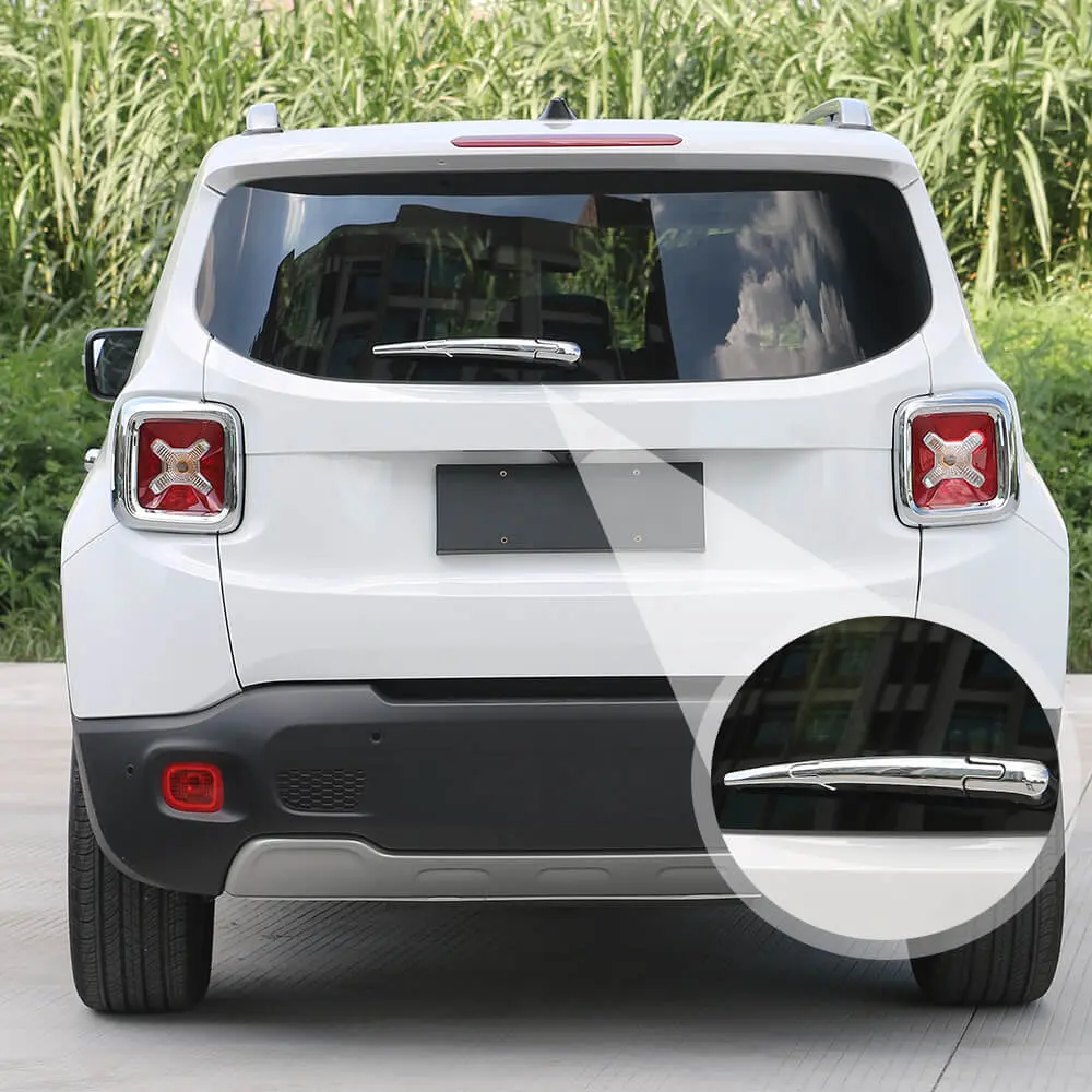 For 2015+ Jeep Renegade Rear Window Wiper Windshield Wiper Blade Trims - Image 3