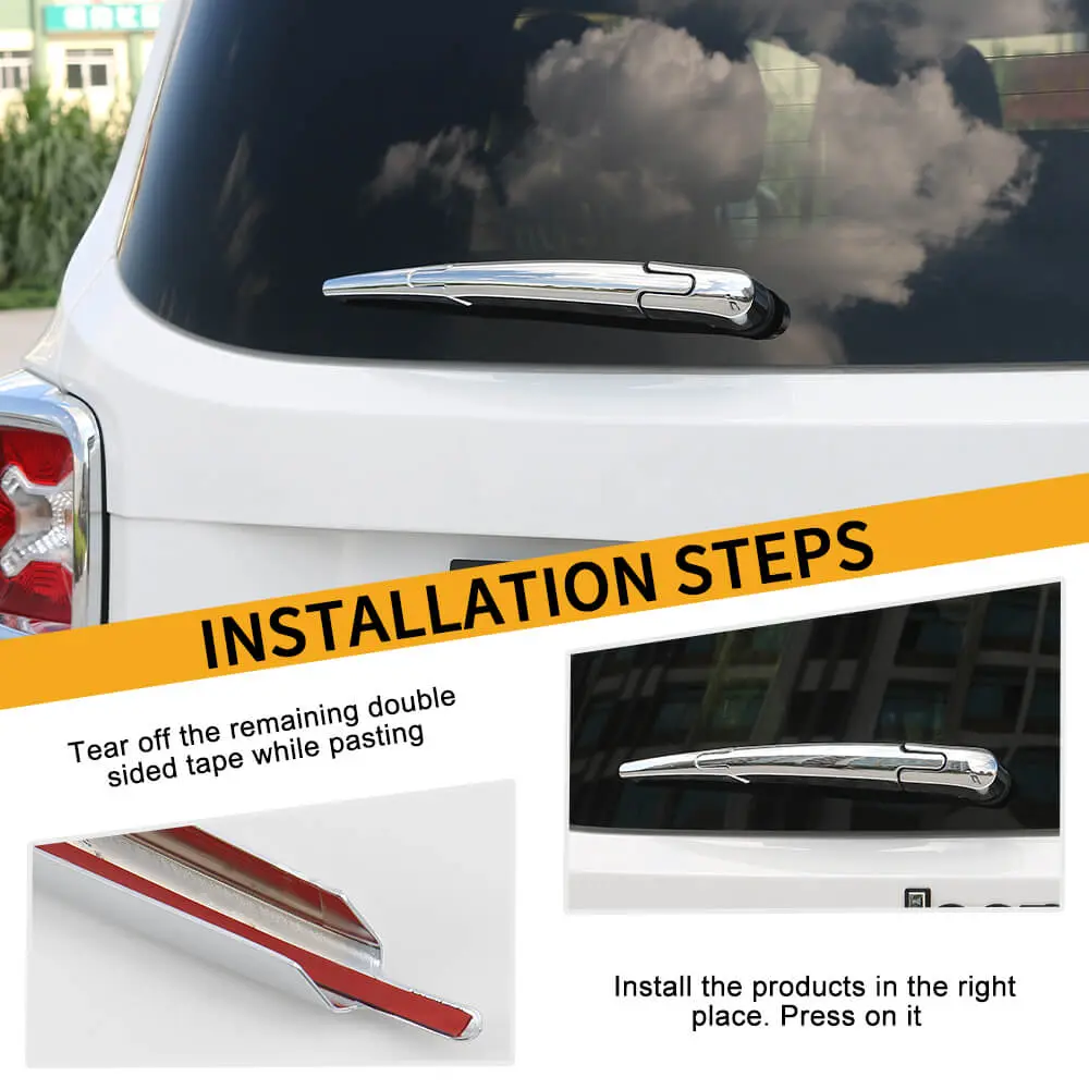 For 2015+ Jeep Renegade Rear Window Wiper Windshield Wiper Blade Trims - Image 4