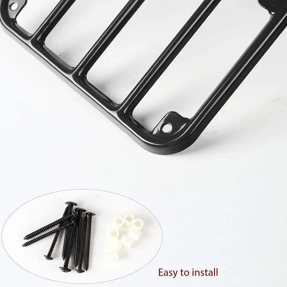 For 2008-2018 Jeep Wrangler JK JKU Tail Light Guard Rear Light Protector - Image 3