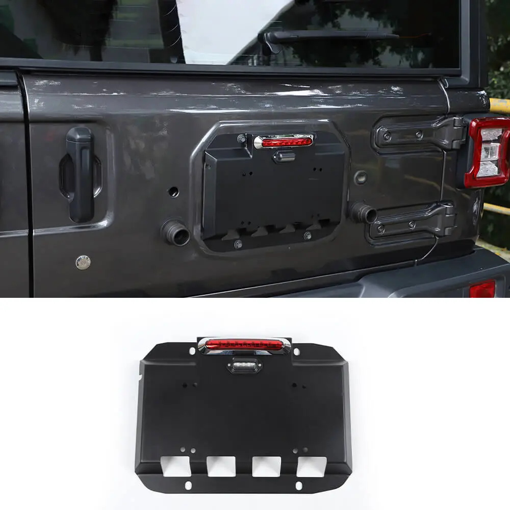 For 2007+ Jeep Wrangler JK JL Tailgate Exhaust Air Vent Cover Plate Base