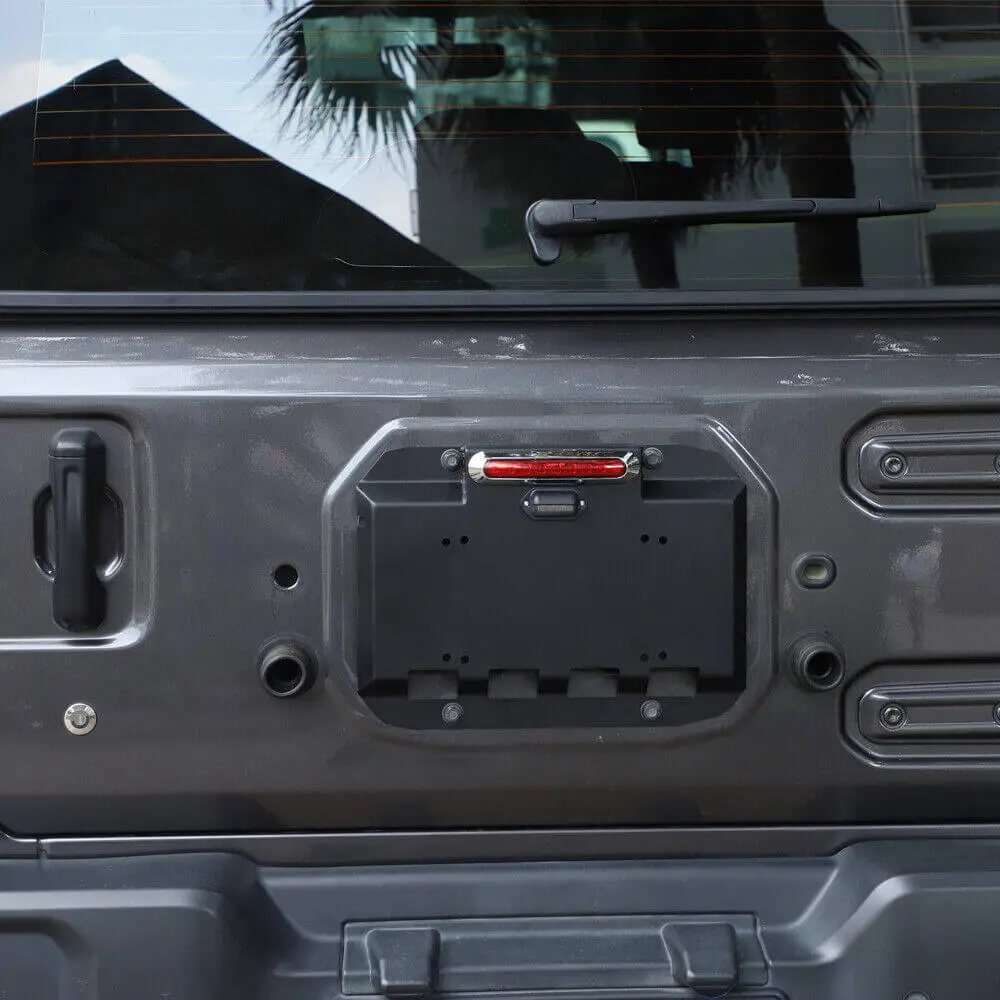 For 2007+ Jeep Wrangler JK JL Tailgate Exhaust Air Vent Cover Plate Base - Image 3