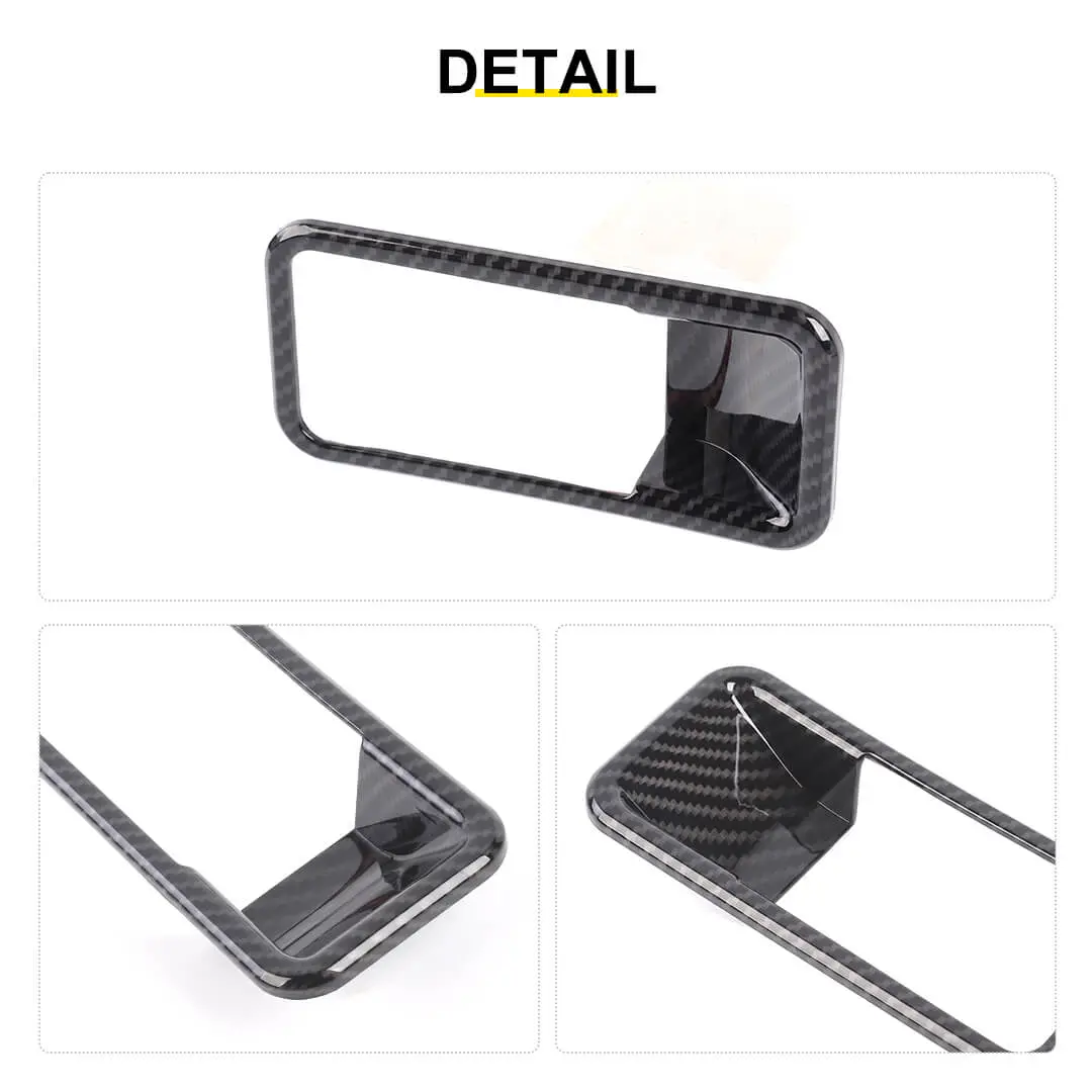 For 1997-2006 Jeep Wrangler TJ Tailgate Exterior Door Rear Trunk Grab Handle Bowl Cover Trim - Image 9