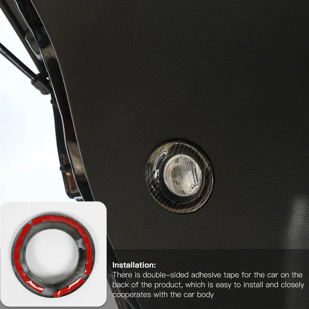 For 2011-2021 Jeep Grand Cherokee WK2 Tailgate Light Bezels Lamp Trim - Image 4