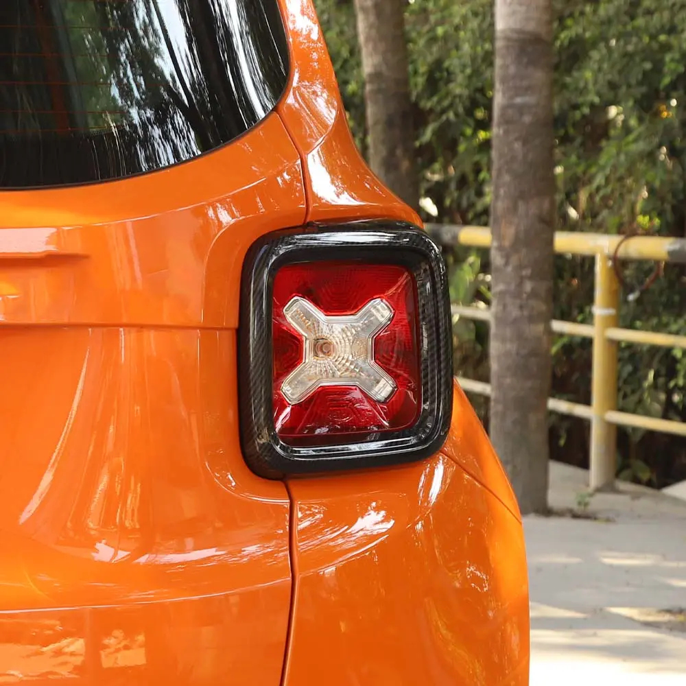 For 2015+ Jeep Renegade Taillight Guard Cover Trim Rear Lamp Frame Decoration Trim - Image 5