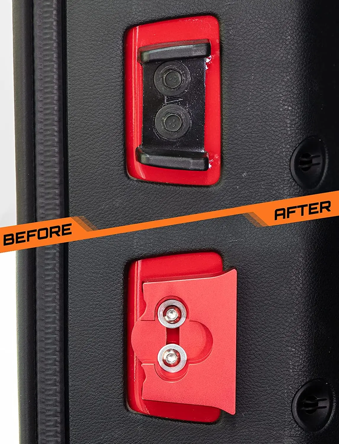 For 2007-2018 Jeep Wrangler JK JKU 2-Door & 4 Door Aluminum Alloy Rear Trunk Door Latch TL01 Tailgate Limiter - Image 7