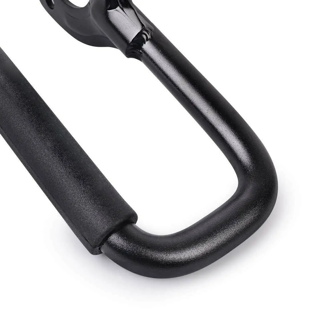 For 1997-2007 Jeep Wrangler TJ Top Grab Handles Front Grab Bars Hard Solid Steel Black 2pcs - Image 9