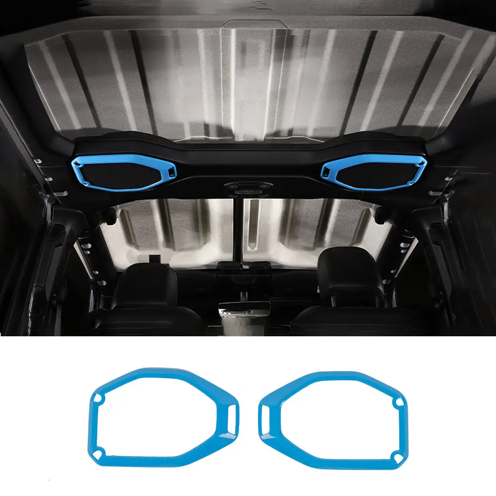 For 2018–2023 Jeep Wrangler JL, JLU & Gladiator JT Top Roof Speaker Ring Trim Cover – Interior Accent - Image 15